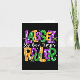 Laissez Les Bons Temps Rouler Låt Bra Times Roll Kort