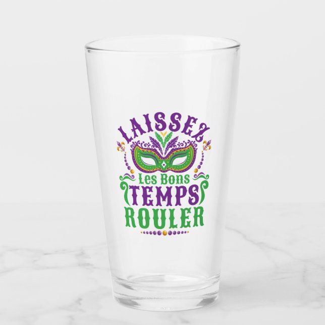 Laissez Les Bons Temps Rouler Mardi Gras Glaskopp (Framsida)