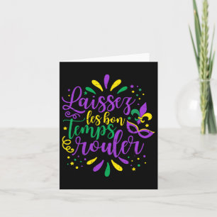 Laissez Les Bons Temps Rouler Mardi Gras New Orlea Kort