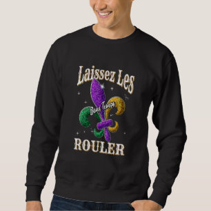 Laissez Les Bons Temps Rouler Mardi Gras New Orlea Lång Ärmad Tröja