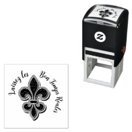 Laissez Mardi Gras Fleur De Lis T-Shirt Självfärgande Stämpel