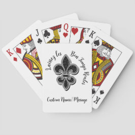 Laissez Mardi Gras Fleur De Lisa T-Shirt Casinokort