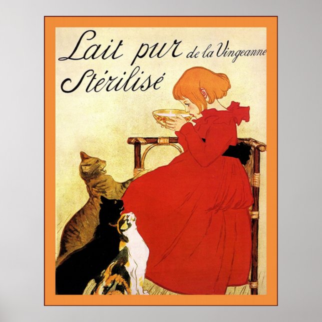 Lait Pur de la Vingeanne Stérilisé Poster (Framsidan)
