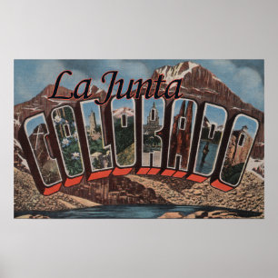 LaJunta, Colorado - stora brevplatser Poster