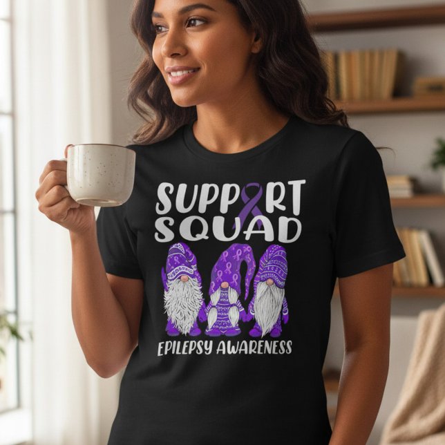 Lajvighetsmedvetenhet Lila Gnom Team T Shirt (Skapare uppladdad)