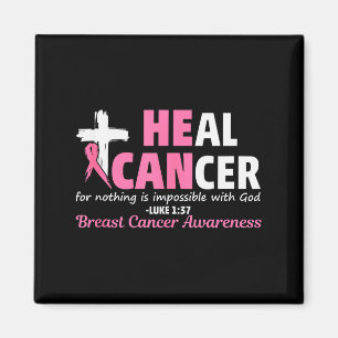 Läka Cancer Kristna Tro På Gud Bröstcancer Medvete Magnet