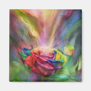 Läka Chakra den rosa konstmagneten Magnet