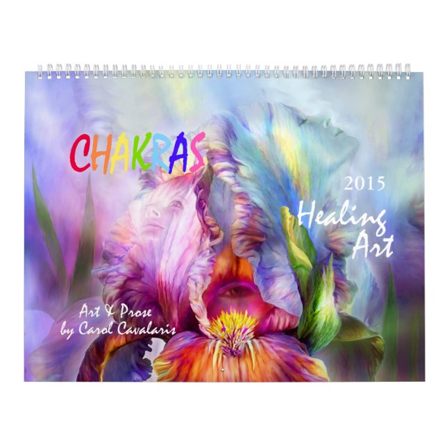 Läka den Chakra konstkalendern Kalender (Omslag)