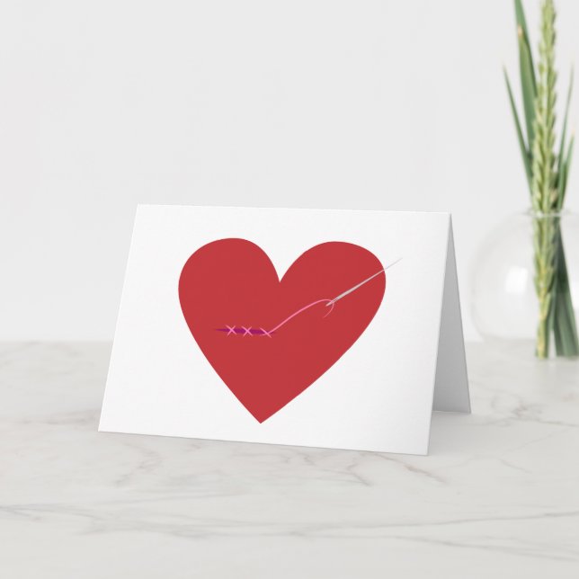 Läka Ett Brutet Hjärta Kort (Framsida)