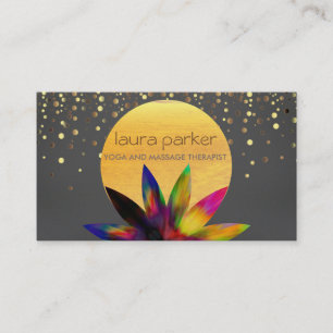 Läka för Yoga för logotyp för Visitkort