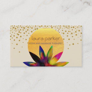 Läka för Yoga för logotyp för Visitkort