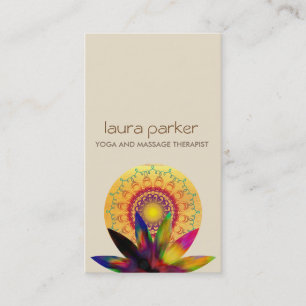 Läka för Yoga för logotyp för Visitkort