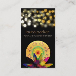 Läka för Yoga för logotyp för Visitkort