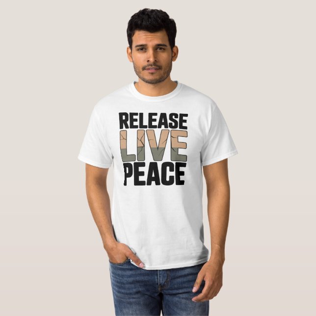 Läka från trauma minimalistisk typografi  t shirt (Hel framsida)