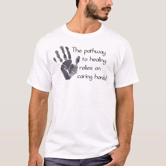 Läka händer t-shirt (Framsida)