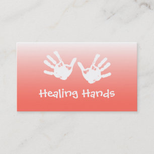 Läka händermassagen - Reiki Visitkort