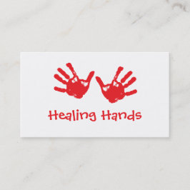Läka händermassagen - Reiki Visitkort