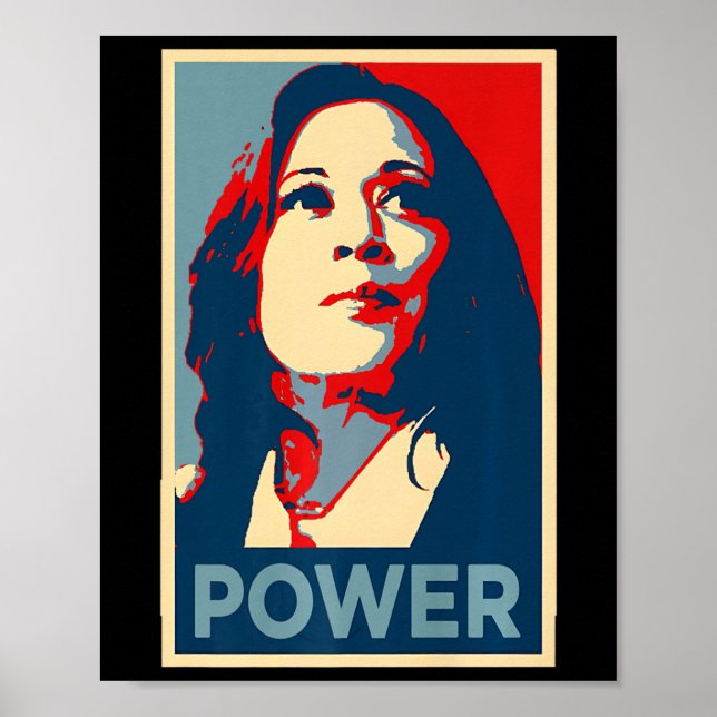 Läka kraft Kamala Harris Empowered 47 Stöd Empo Poster (Framsidan)
