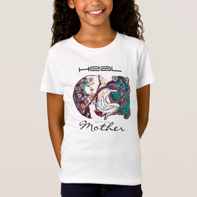 Läka med vår moder t shirt (Framsida)