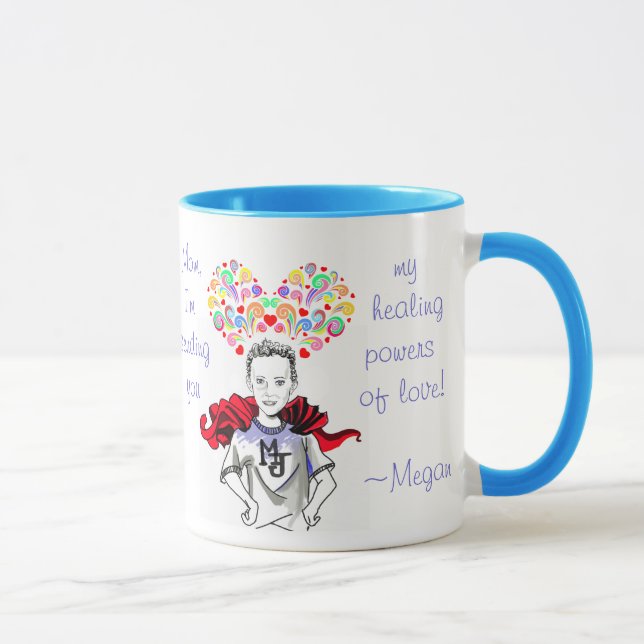 Läka överhet av kärlek - Megan hjälten Mugg (Höger)