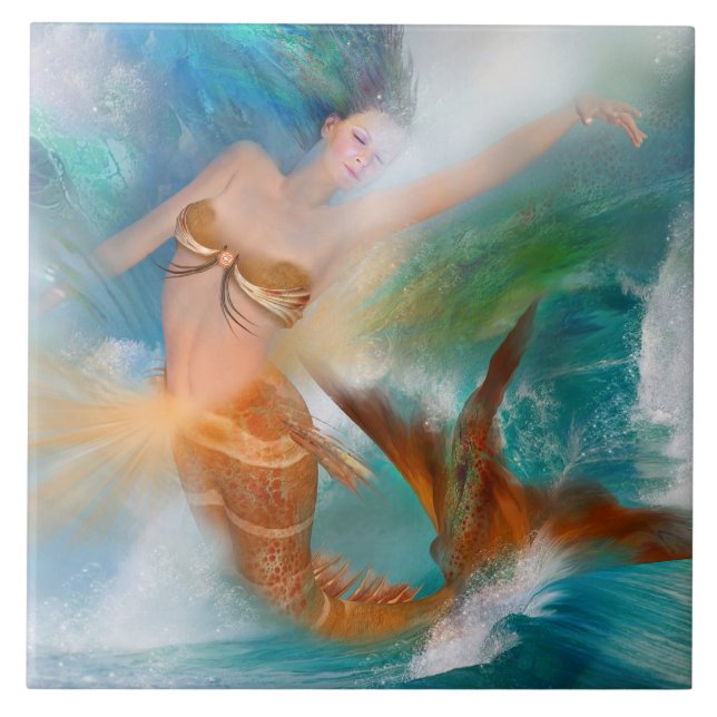 Läka Sacral gudinnakonst belägga med tegel Kakelplatta (Framsidan)