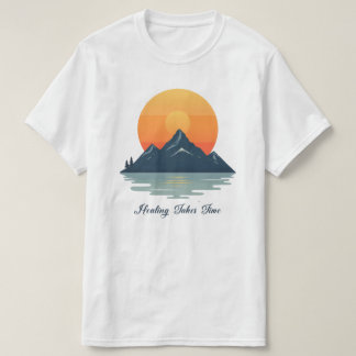 "Läka Tar Tid" T-Shirt Med Script Font | Minimali