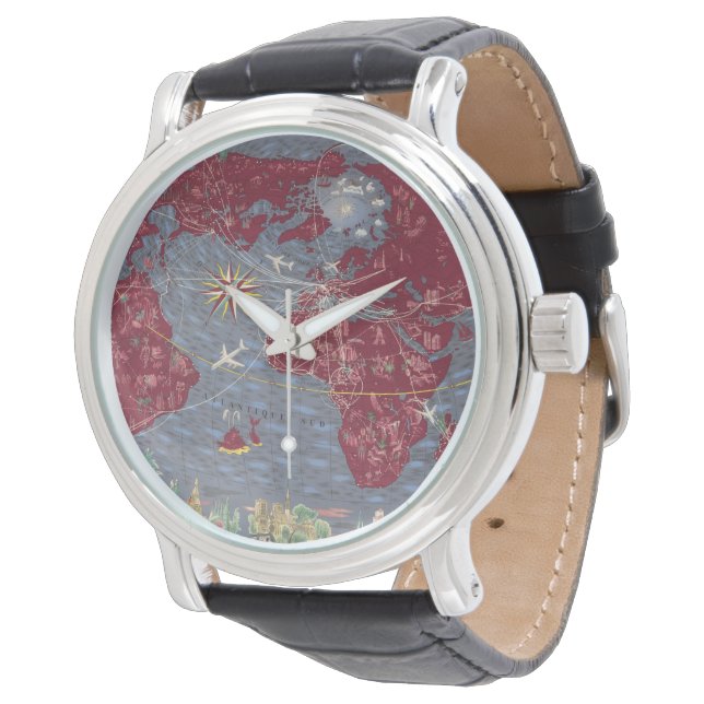 Lakan 1-8: Luft Frankrike Armbandsur (Vinklad)