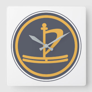 Lakan Clock Fyrkantig Klocka