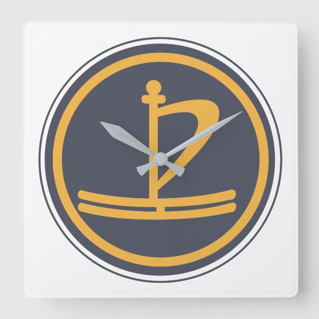 Lakan Clock Fyrkantig Klocka (Framsida)