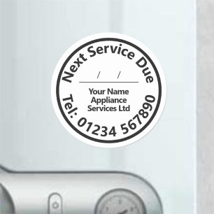 Lakan för Domestic Appliance Service Stickers Klistermärken