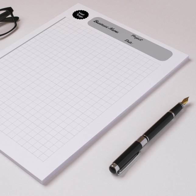 Lakan för utskrivbar Papper Grått-teknik Anteckningsblock (Printable Paper Gray Engineering Graph Sheets Notepad)