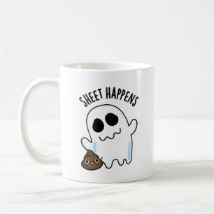 Lakan Happens Funny Ghost Pun Kaffemugg