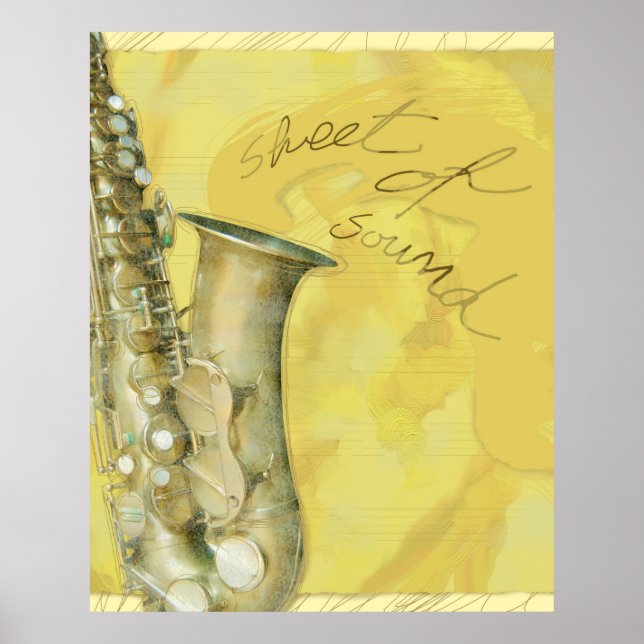 Lakan i ljud, poster (Framsidan)