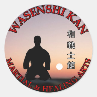 Lakan i Stickers Runt Klistermärke