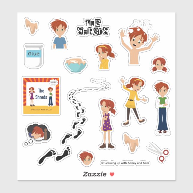 Lakan Klistermärken (Ark)