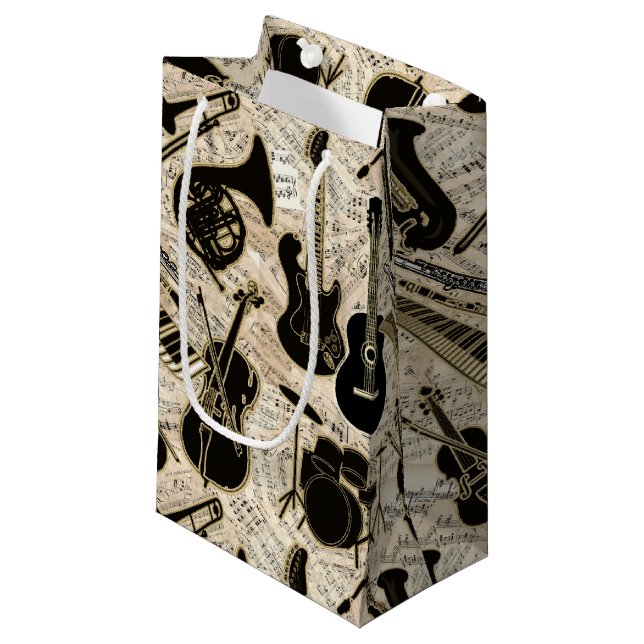 Lakan Music and Instruments Black/Guld ID481 (Framsidan Vinklad)