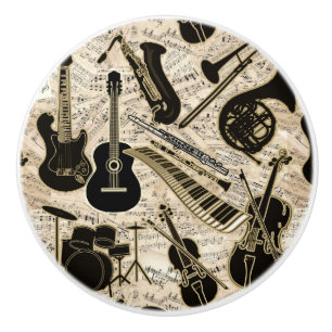 Lakan Music and Instruments Black/Guld ID481 Knopp