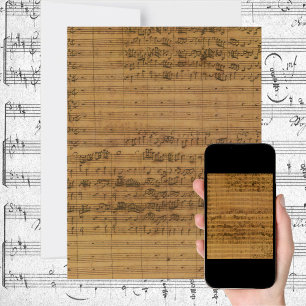 Lakan Music av Johann Sebastian Bach-inbjudan Inbjudningar