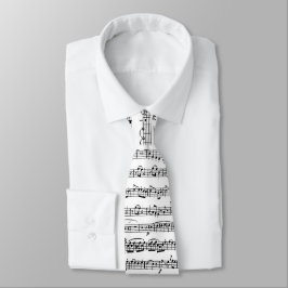 Lakan Music Design på vitt Slips