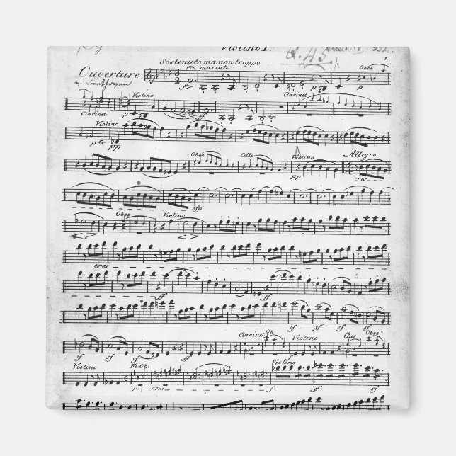 Lakan Music for the Overture to Egmont Magnet (Framsidan)