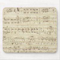 Lakan Music on Parchment Handskriftlig i Bläck