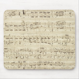 Lakan Music on Parchment Handskriftlig i Bläck Musmatta