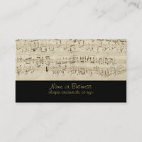 Lakan Music on Parchment Handskriftlig i Bläck