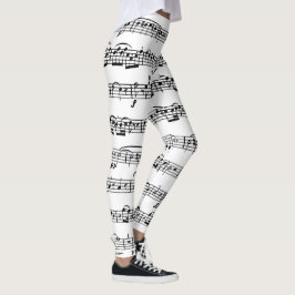 Lakan Music på White Leggings