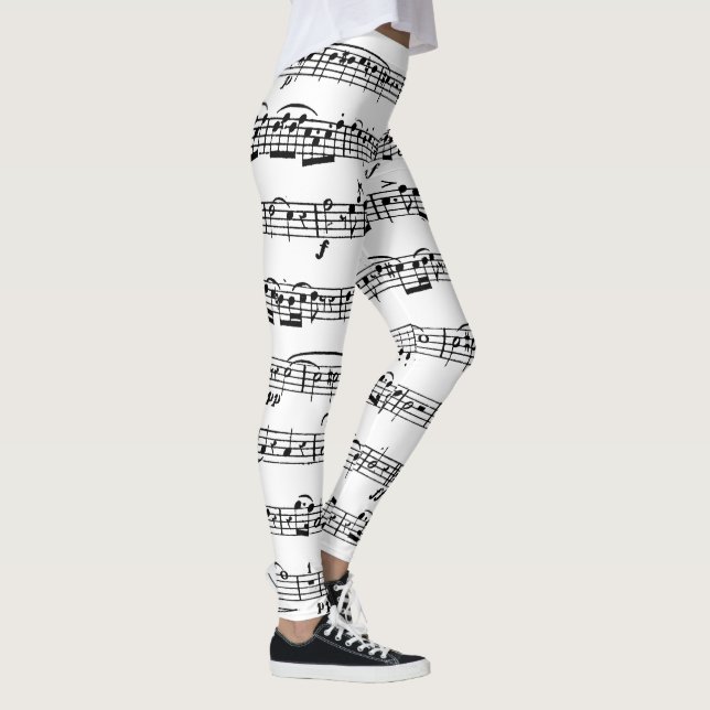 Lakan Music på White Leggings (Höger)