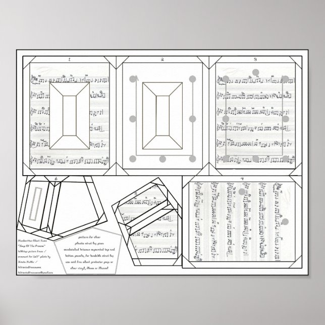 Lakan Music Ram Ornament Printable 2x3 Photo Poster (Framsidan)