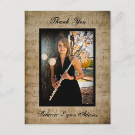 Lakan Music Studenten Tack-vykort - Post Card Vykort