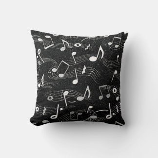 Lakan Musik noter Design Kudde