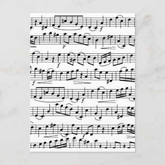 Lakan Musik noter Vykort