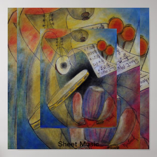 Lakan musik poster